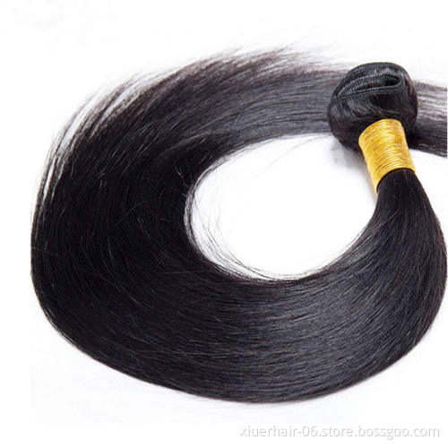 Human Hair Raw Cuticle Aligned 1B 100% Peruvian Straight Weft Vrigin Brazilian Hair Bundle Of Hair For Cheap